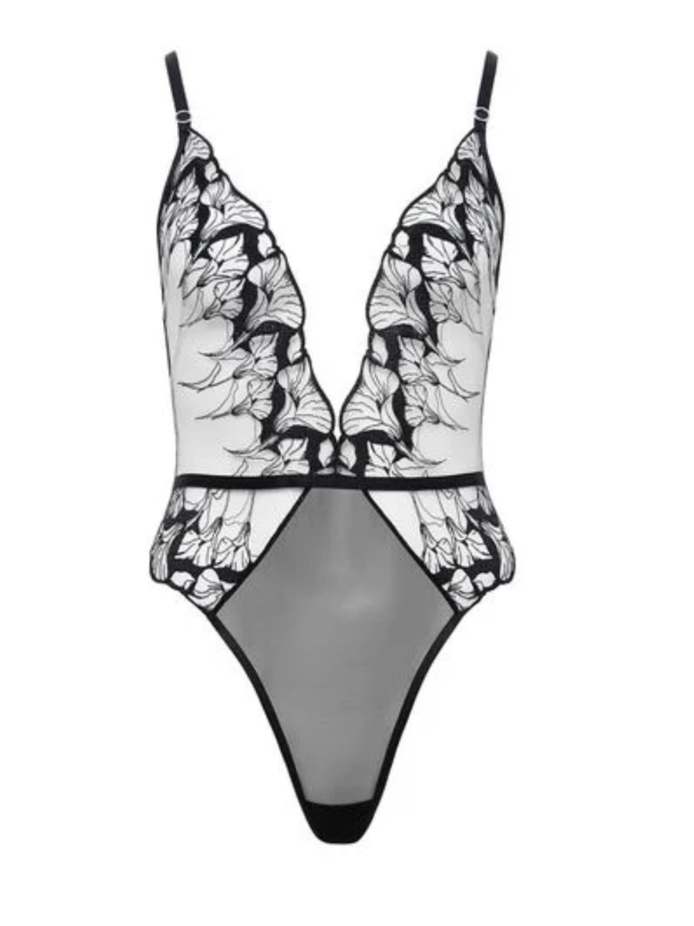 Bluebella - Kalmia Soft Body Black/sheer